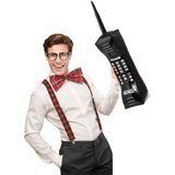 Opblaasbare reuze mobiele telefoon