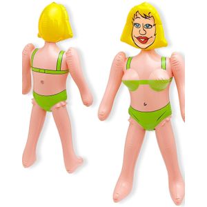 Opblaaspop Vrouw 90cm