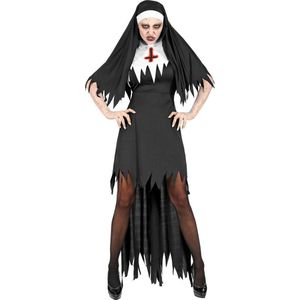 Widmann - Non Kostuum - Horror Non Bekeer Je Of Sterf - Vrouw - Zwart - Large - Halloween - Verkleedkleding