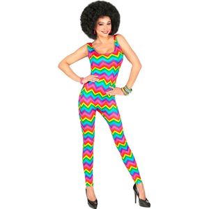 Disco 70S Jumpsuit Dames Groovy