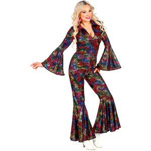 W WIDMANN MILANO Party Fashion - Kostuum in disco stijl jaren '70, overall, dancing queen, carnavalskostuum