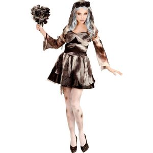 Zwarte bruid Halloween kostuum voor vrouwen  - Verkleedkleding - Medium