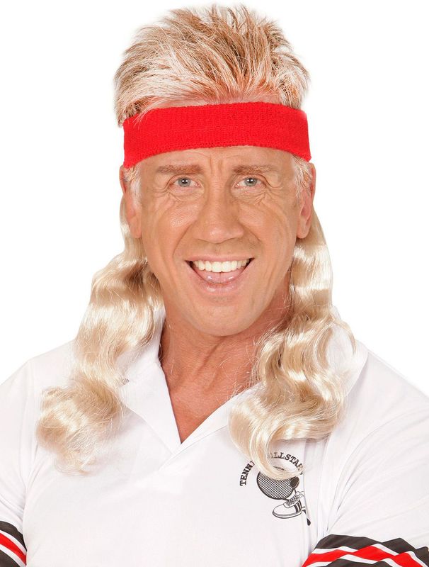 80er Proll Haare blond mit Stirnband blond | Karneval & Fasching | Kostüme.com