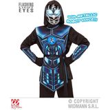 Blue Cyber Ninja Kostüm für Kinder - Kinder 8-10 Jahre schwarz-blau | Karneval & Fasching | Kostüme.com