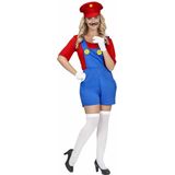 Super Klempner Kristy Kostüm - L rot-blau | Karneval & Fasching | Kostüme.com