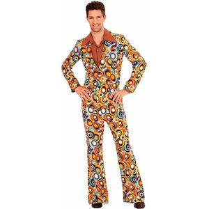 WIDMANN Groovy jaren 70 bubbels kostuum voor mannen Volwassenen kostuums