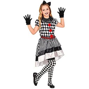 Clownspak Zwart Wit Meisje