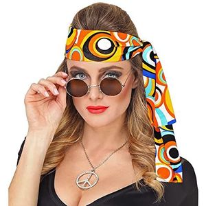 Auff&#228;lliges Retro Flower Power Kopfband 60er &amp; 70er Jahre Stirnband Bubbles