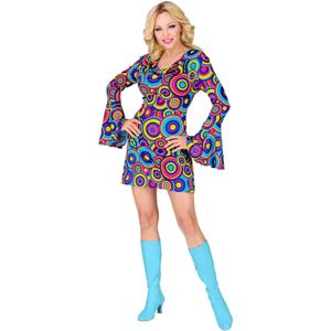Jaren 70 Groovy Jurk Cirkels