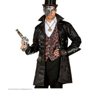 W WIDMANN MILANO Party Fashion - Kostuummantel in lederlook, voor meerdere personages, steampunk, piraat, themafeest, carnaval