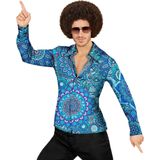 W WIDMANN MILANO Overhemd - Blauw - Mandala-Motief