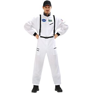 WIDMANN Widmann Astronaut kostuum voor volwassenen, wit, S