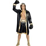 Widmann - World Boxing Champion - Kostuum - Zwart - Inclusief Bokshandschoenen