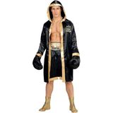 Widmann - World Boxing Champion - Kostuum - Zwart - Inclusief Bokshandschoenen