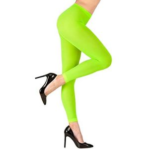 W WIDMANN MILANO Party Fashion - Neon leggings voor dames, 70 DEN, panty jaren 80, carnaval, themafeest