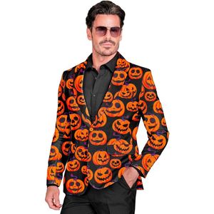 Widmann - Pompoenjas - Zwart - Polyester - Halloween Verkleedkleding
