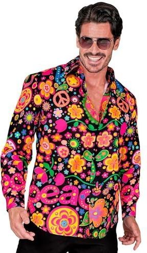 Peace And Love Overhemd Neon Man