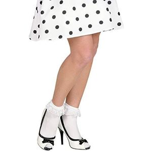 Widmann - Sokken - Wit - 70 DEN - Zachte Stof met Kant