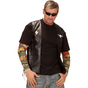 WIDMANN - Biker vest voor volwassenen - Medium
