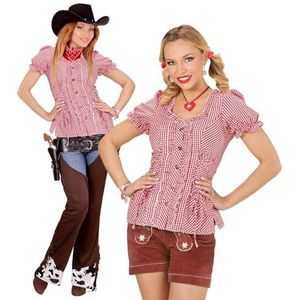 Oktoberfest Blouse Rood Wit Dames