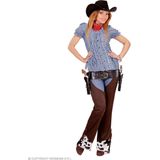 WIDMANN - Milano - Blouse - Blauw - Beierse Klederdracht