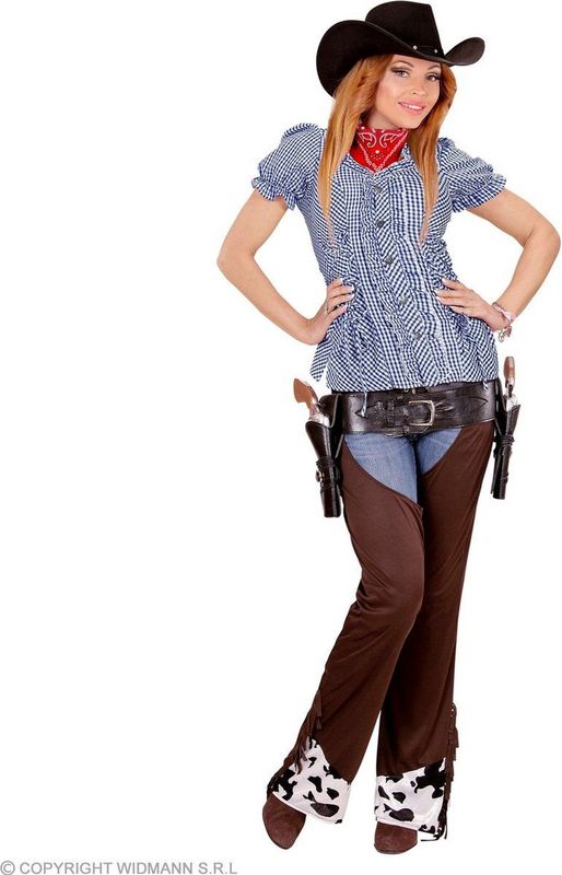 WIDMANN - Milano - Blouse - Blauw - Beierse Klederdracht