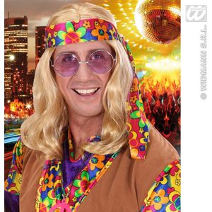Blonde Hippie Pruik