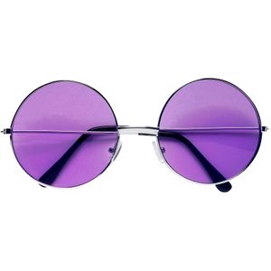 Widmann Milano Party Fashion - bril jaren '70 met gekleurde glazen, hippiebril, ragerster, carnaval