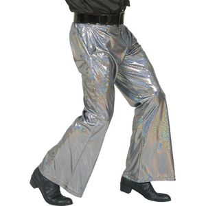 Disco 70S Broek Zilver Heren