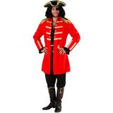 Widmann - Captain piratenkostuum, mantel en hoed, caprivaat, flibustier, carnaval, themafeest