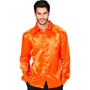 Disco Bluse Orange Männer