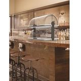 Buffetvitrine - Transparant - Kunststof - 2 Etages - Rolltop Deksel