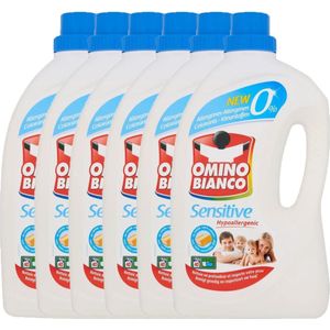 Omino Bianco Sensitive - 6 x 2L - 240 Wasbeurten - Voordeelverpakking