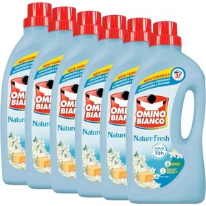 Omino Bianco - Nature Fresh - Vloeibaar Wasmiddel - Geconcentreerd - 6 x 1480ml