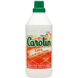 Carolin vloerreiniger extra lijnolie, fles van 1 l
