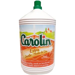 Carolin vloerreiniger extra lijnolie, fles van 5 l