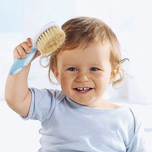 Kam en Borstel Chicco 0 maanden Blauw