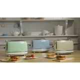 Ariete Toaster Vintage, 2 kurze Schlitze, für 2 Scheiben, 810 W
