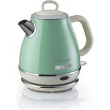 Ariete 2868/04 | Vintage waterkoker | 1 Liter inhoud | 1630 Watt | draadloos | Groen