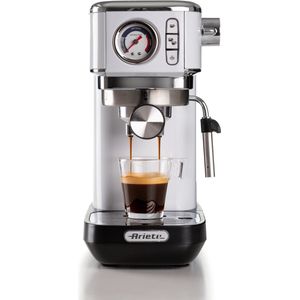Ariete 1381/14 Moderna - Espressomachine/Pistonmachine - 15 bar - inhoud 1.1 liter - Manometer - wit