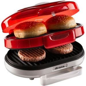 Ariete - 50's Style Hamburger maker - 1200W - Party Time - Rood
