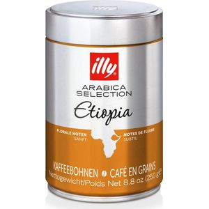 Illy Koffiebone - Luxe Arabica Koffiebonen Selecti - Ethiopi - Pack van 6 X 250g