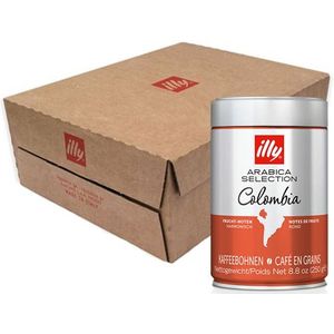 illy Koffie Colombia - bonen 250 G x 6 stuks