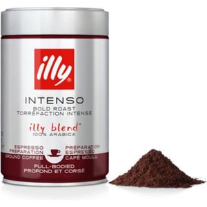Illy - Intenso - Gemalen Koffie - 6 x 250 Gram
