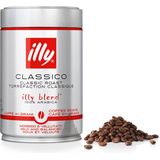 Illy Café en grains Torréfié CLASSICO, 6 boîtes de 250 g