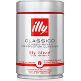 Illy Café en grains Torréfié CLASSICO, 6 boîtes de 250 g
