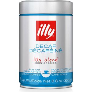 illy - Cafeïnevrij - Gemalen Koffie - 100% Arabica - 6 x 250g