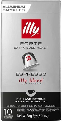 Illy Nespresso-kompatible Kapseln FORTE Extra Bold Roast (10 St.)