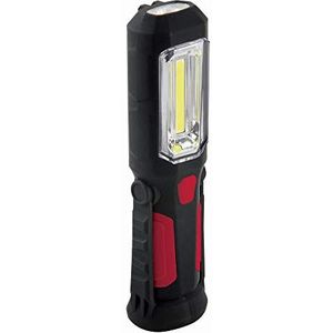 Inspectielamp COB Led-werklamp 200 lumen + 30 lumen High Power led-zaklamp met haak en magneet, draaibaar, voor doe-het-zelvers, auto, wandelen, camping, werk