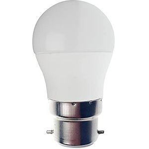 SMD LED-lamp, Mini-bolvormig P45, 6W / 470lm, B22-fitting (Frankrijk), 4000K